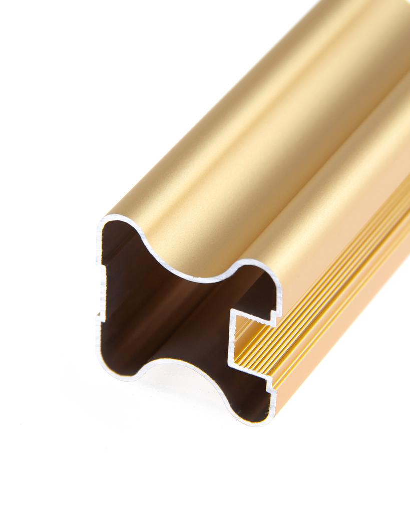 Cимметричный профиль-ручка Classic, цвет матовое золото, 5,4 м (364/GM)
