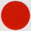 Заглушка самоклеящаяся, цвет Красный (0210), эксцентрик, D17 (70 шт/лист) (Красный/D17U0210)