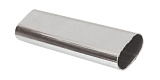 Штанга (труба) гардеробная овальная стальная, размер 15x30 мм, толщина стенки 0,7 мм, длина 3 м, цвет хром (TR07/1,5*3*300/CP)
